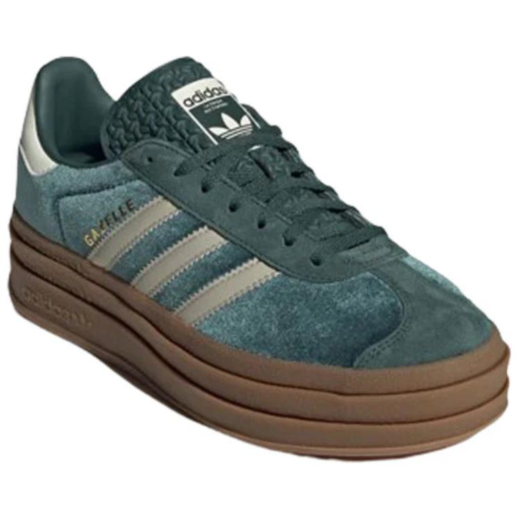 Adidas Женские кроссовки Gazelle Bold 'Mineral Green Velvet' IG4391