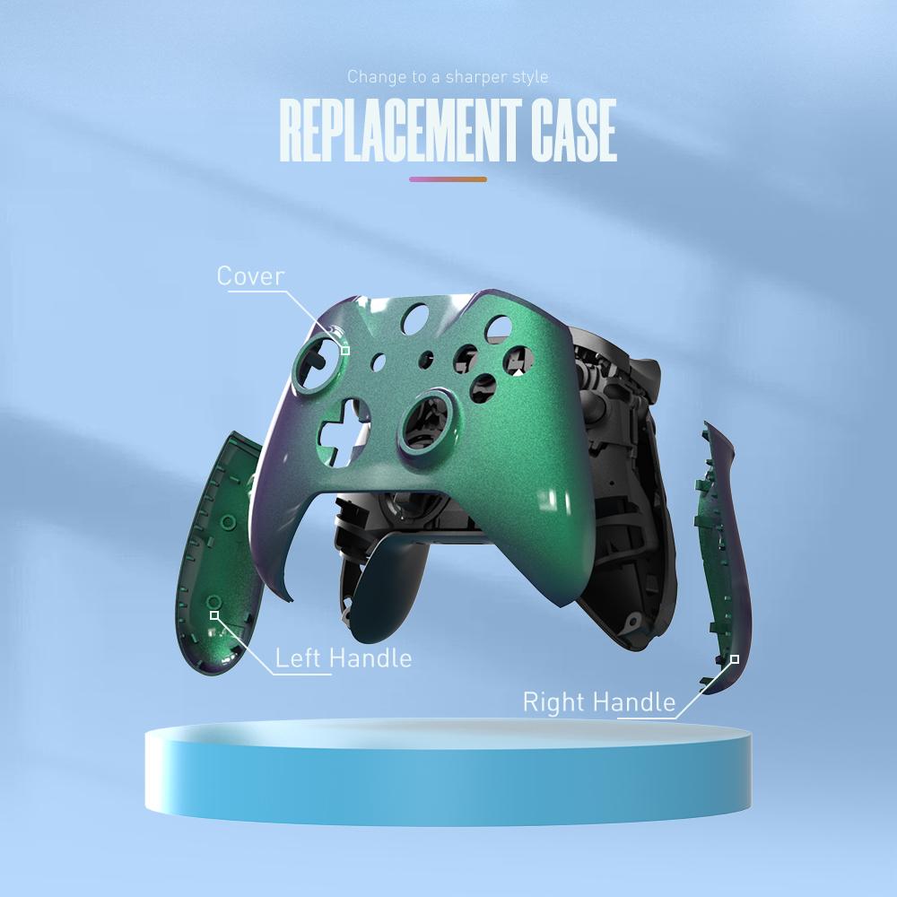 DATA FROG Крышка лицевой панели Chameleon для тонкого контроллера Xbox One, изготовленная на заказ передняя оболочка и боковые направляющие, запасные части корпуса панели для Xbox One X, чехол
