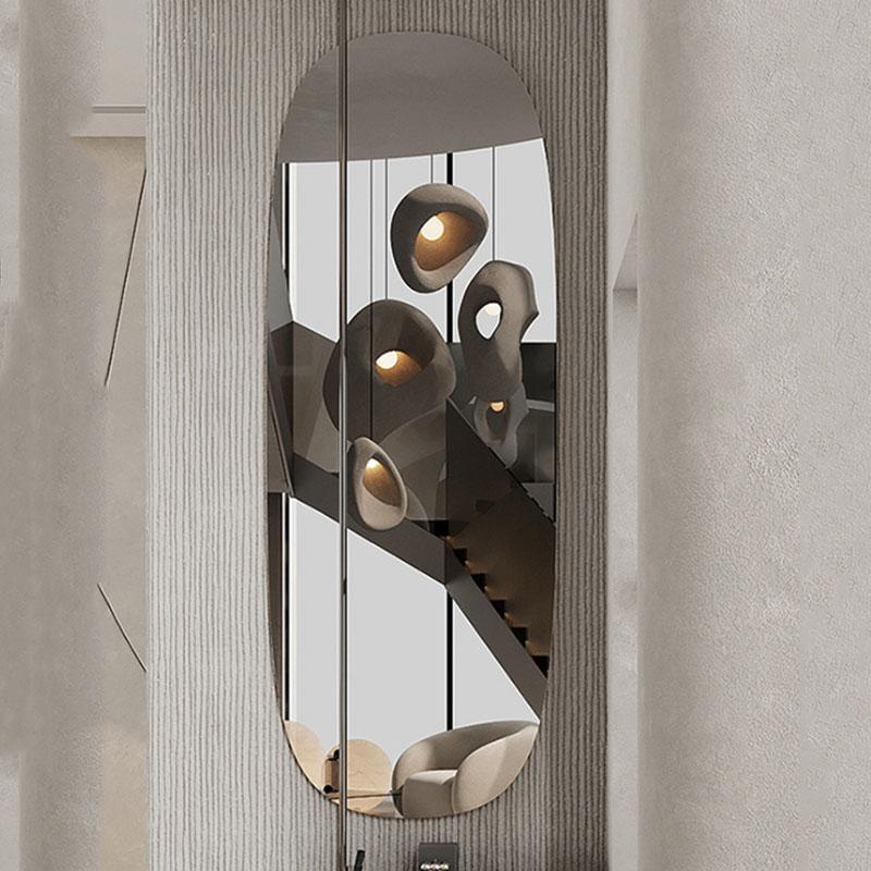 Люстры для лестницы в стиле ваби-саби, креативная лампа, дизайнерская японская люстра, домашний декор, гостиная, дуплекс, внутреннее освещение