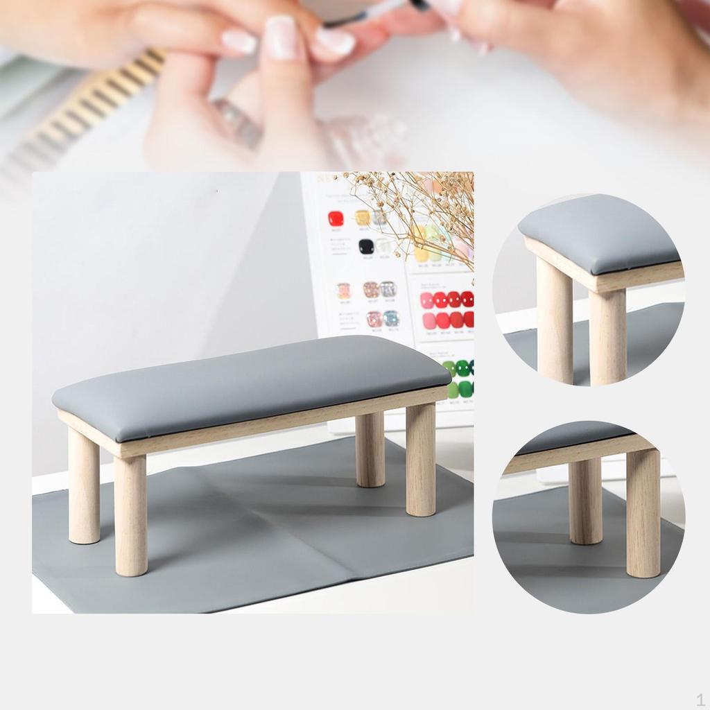 Подлокотник для маникюра Подставка для рук из дерева Подлокотник для маникюрного салона