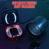 Car Ashtray with LED Light and Lid Portable Smokeless Car Ash Tray Smell Proof Mini Car Trash Can Detachable Car Ash Cup