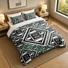 3-Piece Bed Sheet Set with Borussia Mönchengladbach Design, 1 Flat Sheet and 2 Pillowcases for Bedroom