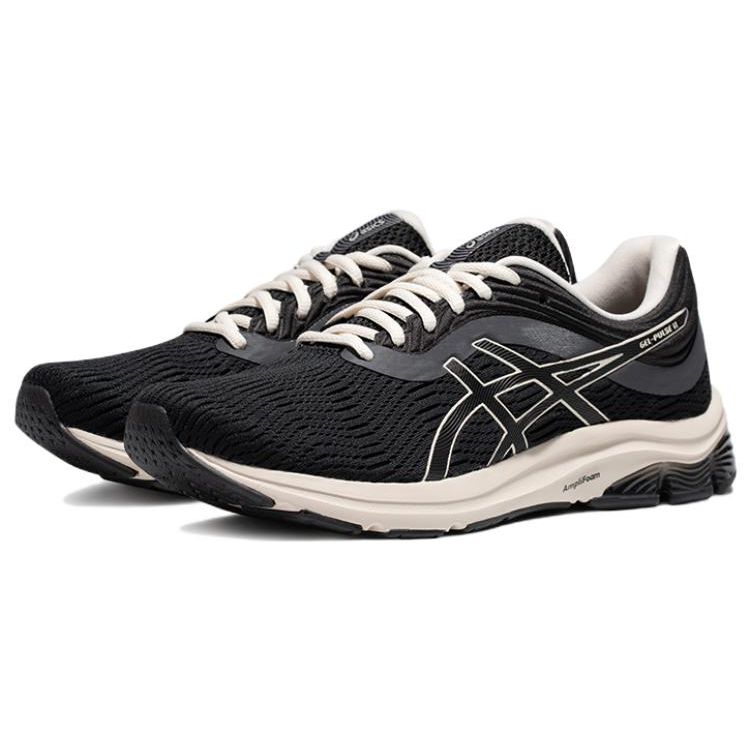 Asics Gel-Pulse 11 Повседневные Удобные Амортизирующие Прочные С Отскоком Низкие Кроссовки для Бега Мужские кроссовки Черные Белые 1011B293-003