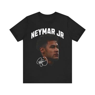 Летняя мода 2026 Футболка 'Neymar Jr' Абстрактная футболка с изображением футбольной легенды Чемпионат мира по футболу 2026 Футбольный болельщик Высококачественный подарок