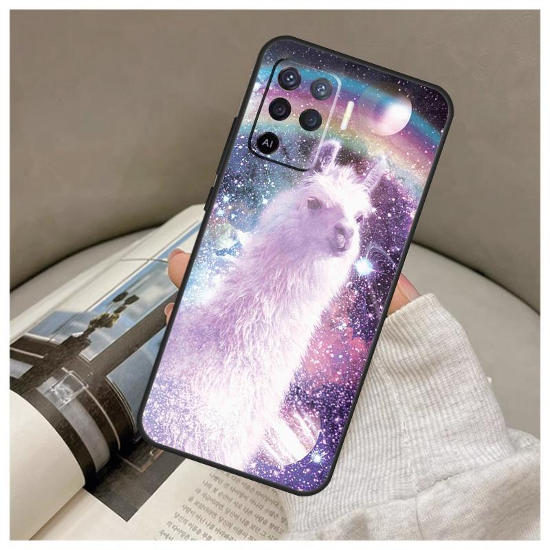 Lama Llama Alpaca Case For Oppo A80 A60 A40 A5 Pro A15 A16 A17 A57 A77 A94 A74 A54 A76 A96 A18 A38 A58 A78 A98
