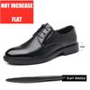 3/6/8 CM Men Dress Shoes Black Soft Leather Heighten Formal Shoes Man Casual Business Men Oxfords Suit Shoes for Men