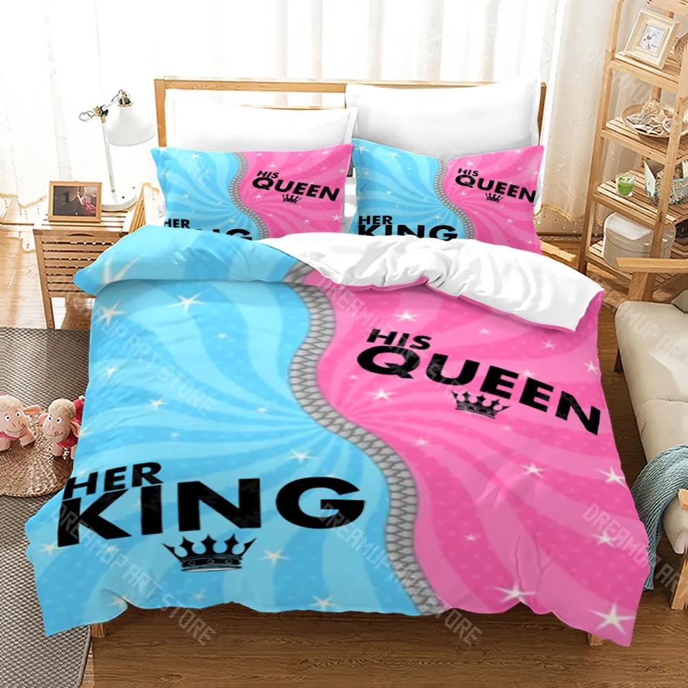 3D Print King Queen Lovers Bedding Set Single Twin Full Queen King Size Lover Oil Painting Bed Set Aldult Kid Bedroom Duvet