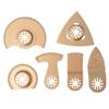 6pcs Oscillating Saw Blade High Efficiency Universal Quick Release Multi Tool Blades for Wood Metal