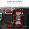 Автомобильная декоративная накладка заднего фонаря из АБС-пластика для Jeep Wrangler JL 2018-2023 годов, применимый светодиодный источник света