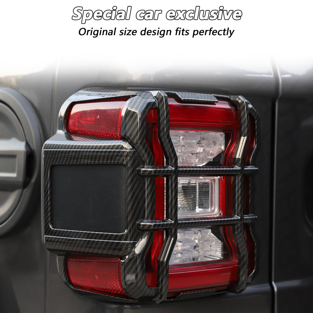 Автомобильная декоративная накладка заднего фонаря из АБС-пластика для Jeep Wrangler JL 2018-2023 годов, применимый светодиодный источник света