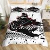 Пододеяльник с принтом для мотокросса, Спортивный комплект с тематикой мотокросса и гонок для подростков, Декоративные комплекты постельного белья