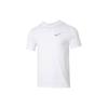 Quick-Dry Elastic Breathable Logo Print Crew Neck Short Sleeve T-Shirt SS24 Men Tops White FQ3867-100