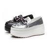 Platform Muffin Women's Shoes In the Autumn of 2025 New Popular Fashion Sequins Versatile Casual Shoes Women's Platform Women's Single Shoes