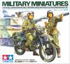 Tamiya Серия военных миниатюр 245 Наземные силы Японии Мотоциклетный разведывательный набор Пластиковая модель 35245 1/35 Нет. Самозащита