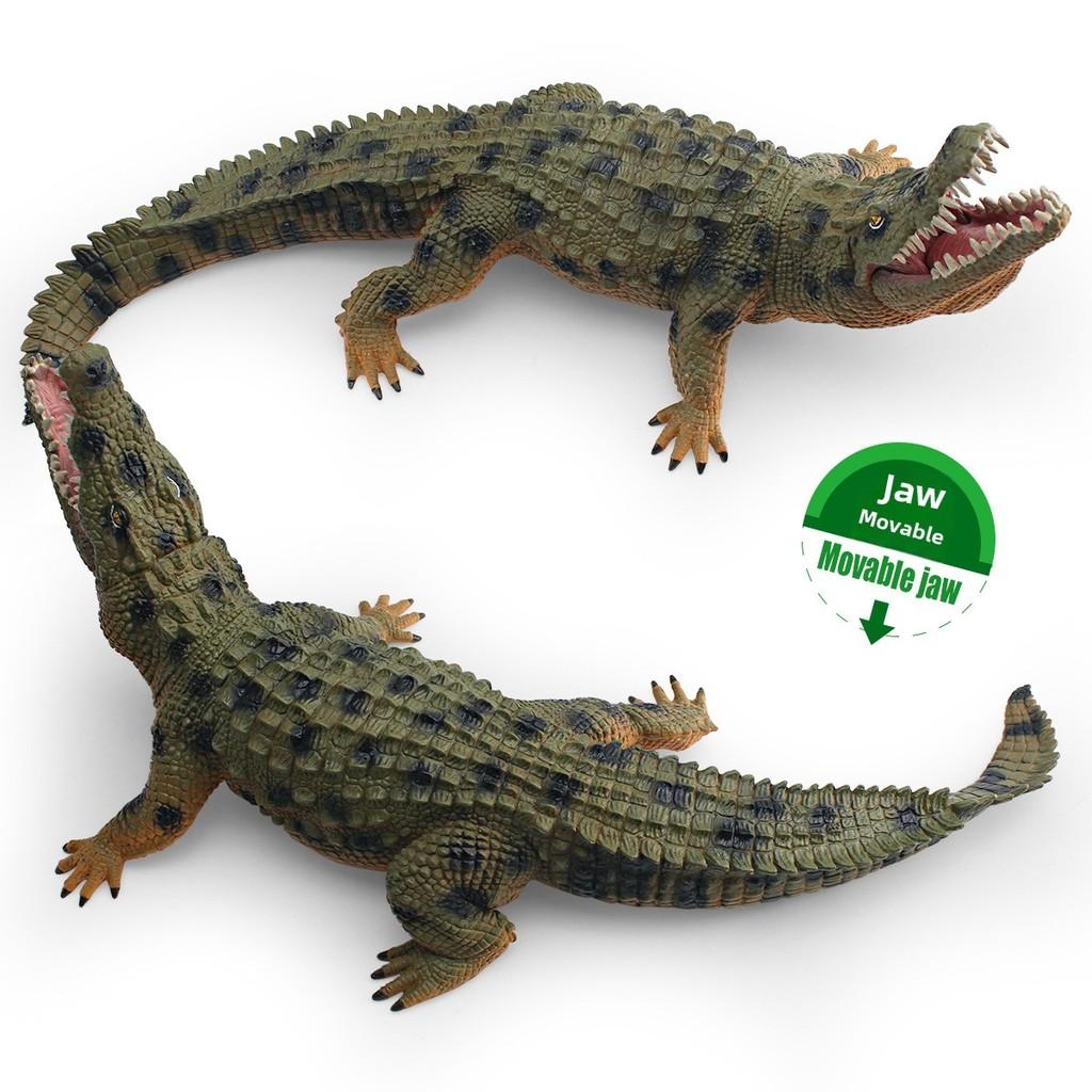Static Pvc Crocodile Figurine For Childrens Educational Decor And Playroom Gift