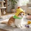 Костюм для питомца Теплая кукурузная шапка для питомца Милая удобная накладка на голову кошки Мягкий забавный головной убор для питомца Тренировка