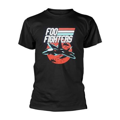 Футболка Foo Fighters Истребитель Рок Официальная Новая Черная