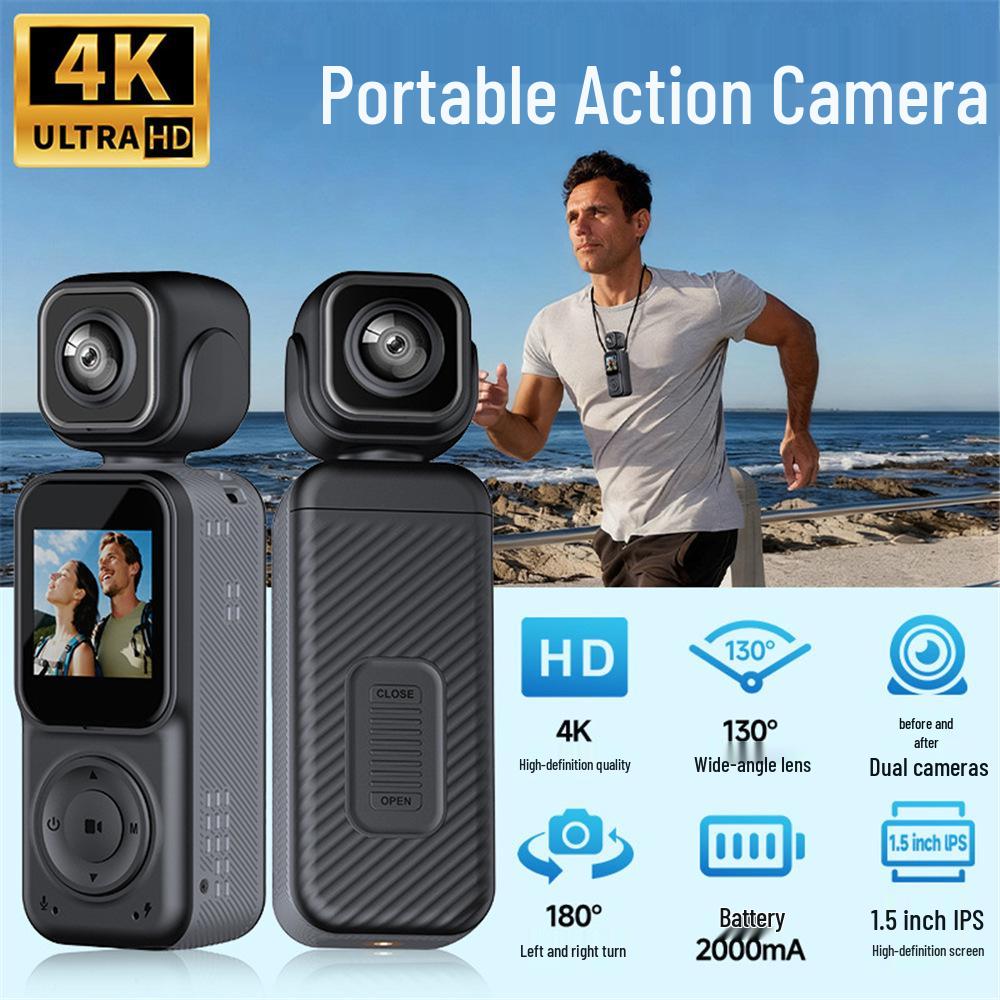 Q3 HD Handheld Sports Camera – Anti-shake Outdoor Camcorder for Cycling and Student Parties