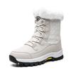 Winter Snow Boots Women Plush Warm Fashion Comfortable Mid Boots Ladies Outdoor Hiking Shoes Short Boots Platform Boots