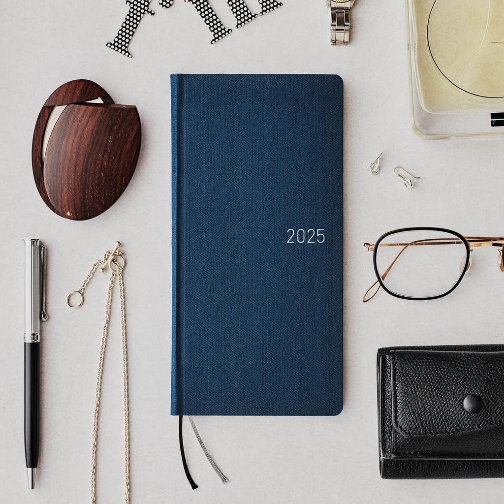 Hobonichi Techo 2025 weeks Январь Старт Еженедельник Еженедельный Slim Вертикальный Цвета/Звездная пыль Левая сторона