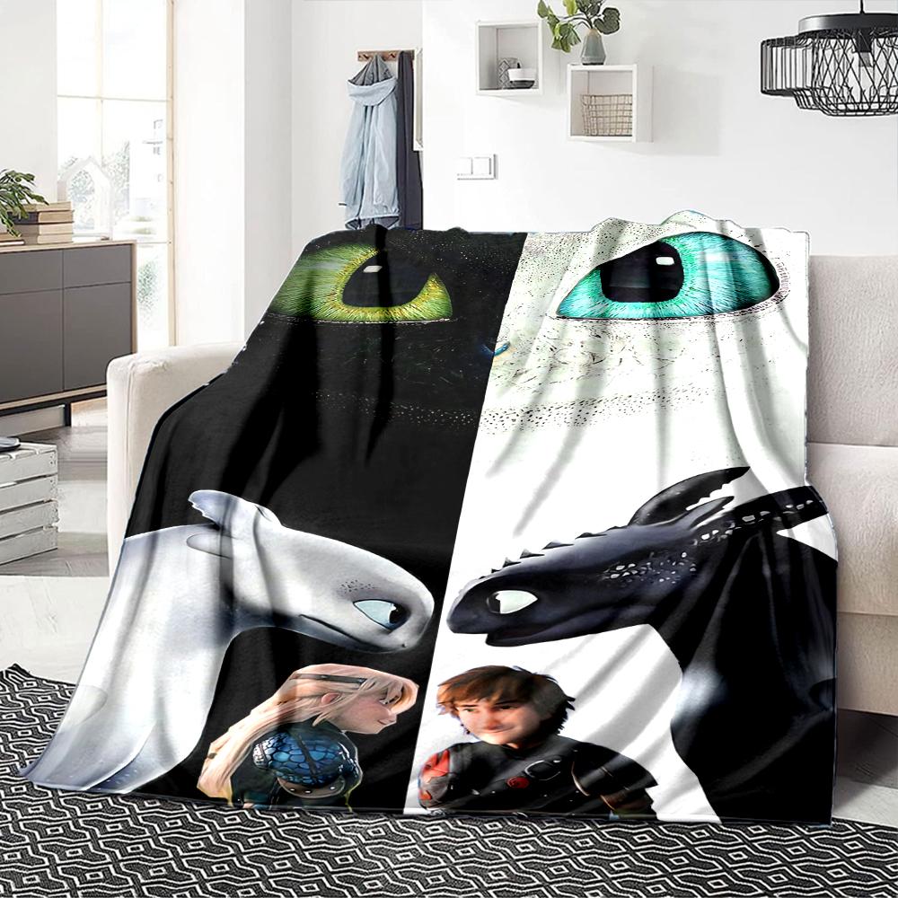 Dragons Friendship Blanket Soft Throw Blanket For Home Bedroom Bed Sofa Travel Office Solid Christmas Blanket