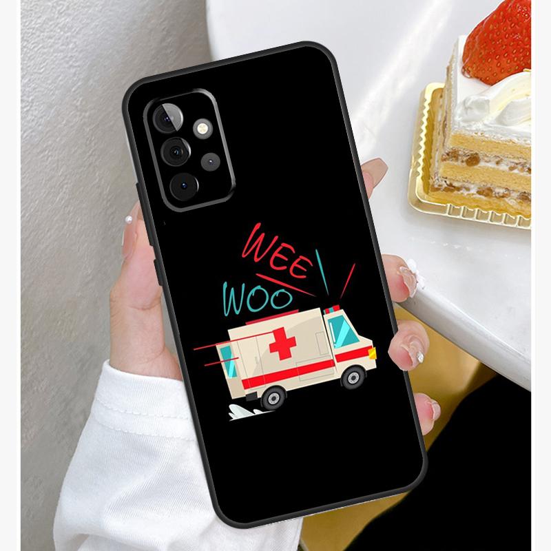 Чехол Funda для скорой помощи EMT EMS для Samsung Galaxy A52 A32 A12 A14 A34 A54 A51 A71 A53 A33 A13 A15 A25 A35 A55