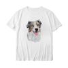 Australian Shepherd Gift For Dog Lovers Print Fun Hipster Casual Fashion Street Wear Unisex Unisex Universal Shortsleeved Tshirt