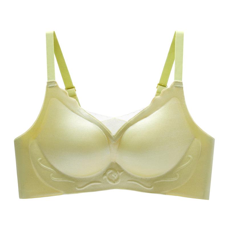 Tube Top Seamless Smooth One-piece Fixed Cup Underwear Female Soft Support Small Chest Push-up Bra