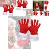 2023 Christmas Gloves With Furry Edge Stylish And Warm Adult Gloves