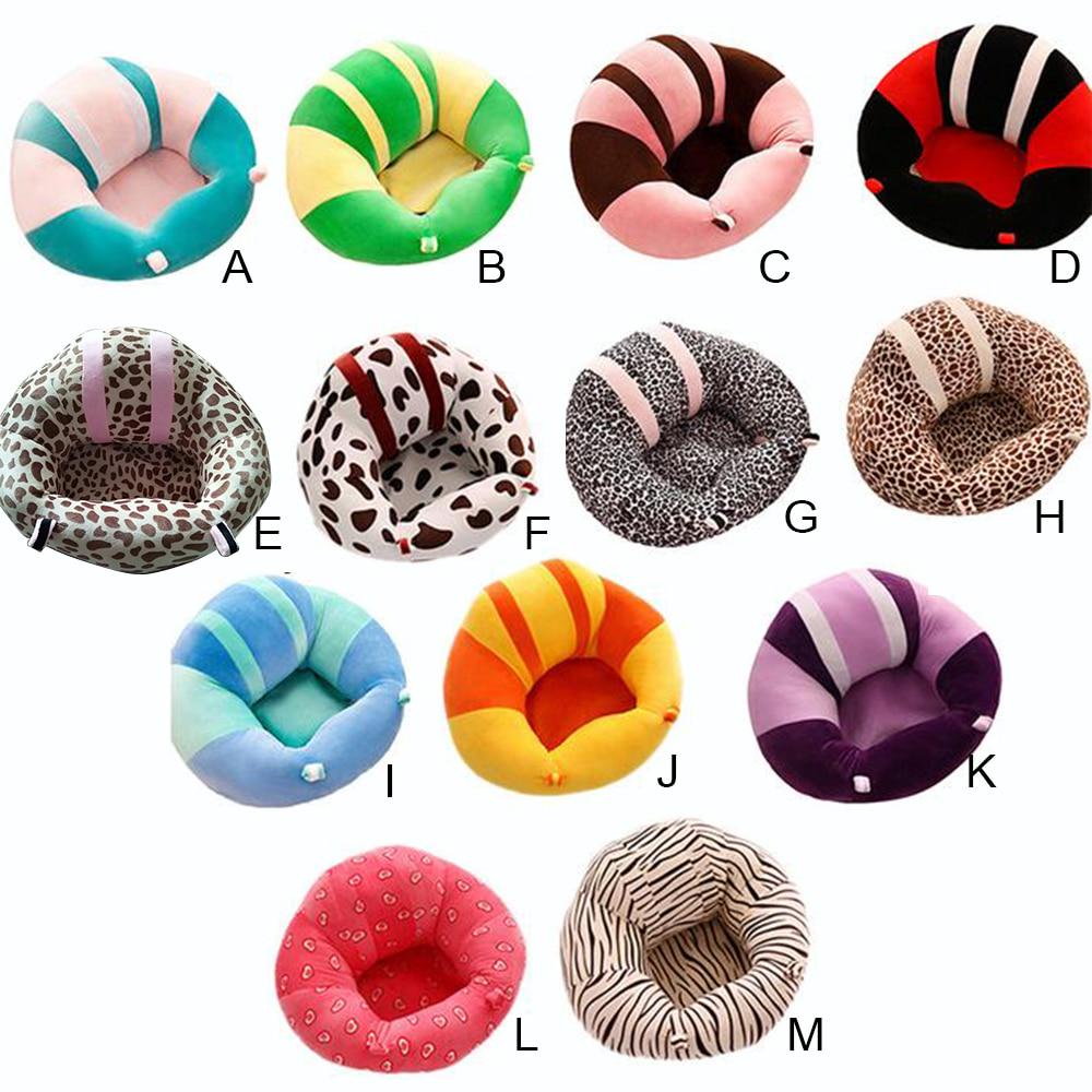 Удобное высокое детское кресло-подушка из плюша на диван для отдыха