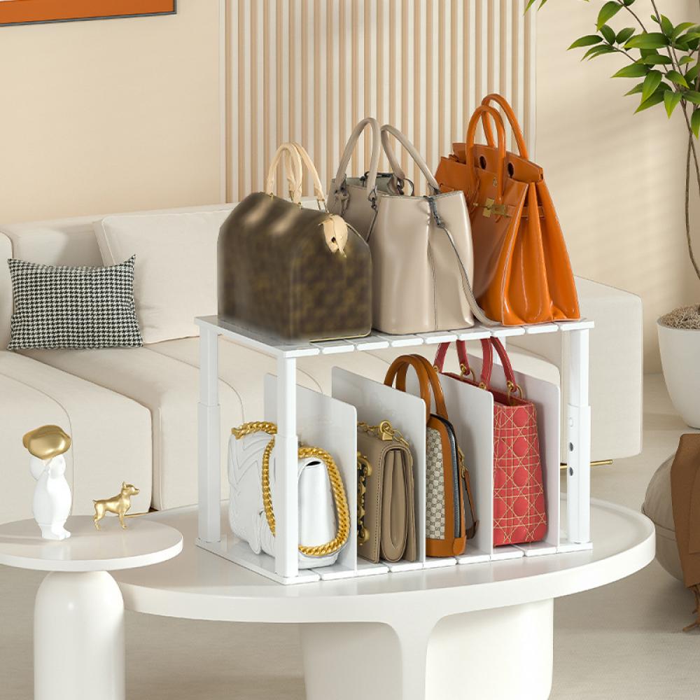 Пластиковый органайзер-разделитель полок для вертикального кошелька, сумки-свитера, рубашки в кладовой, спальне