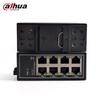Dahua 8-Port Gigabit Industrial DIN Rail Ethernet Switch CN plug (adapter included)