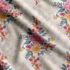 Chinese Floral Print,  Cotton Cambric, Quilting Fabric Sold by The Yard 42 Inch Wide, Medium Weight Cotton Fabric,