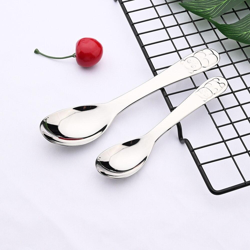 8 шт./2 компл. столовых приборов, набор столовых приборов из нержавеющей стали 304, мультяшный милый нож, вилка, столовые наборы, плоская посуда, набор посуды