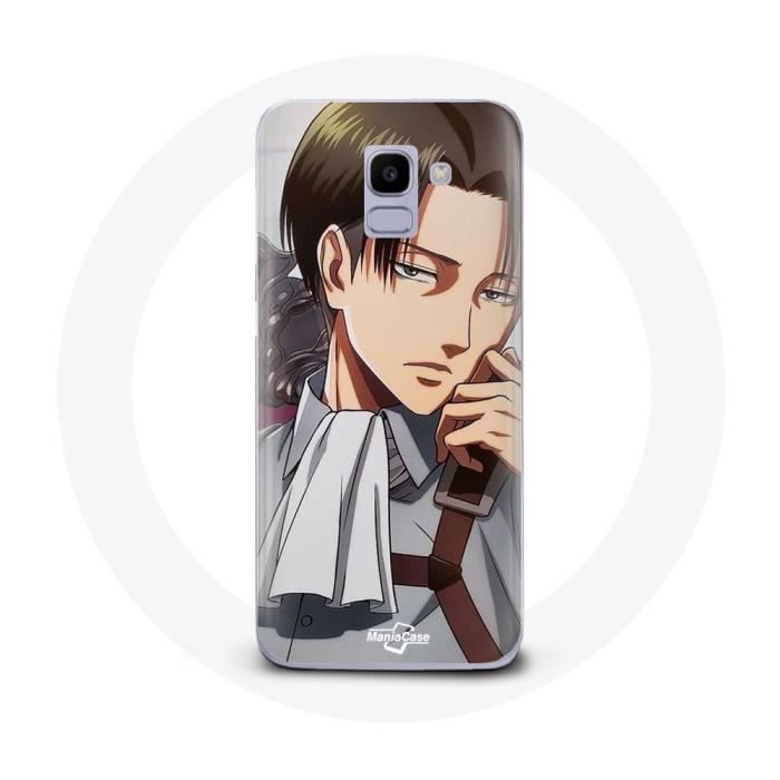 Case for Samsung Galaxy A8 2018 Attack On Titan Levi Ackerman Manga