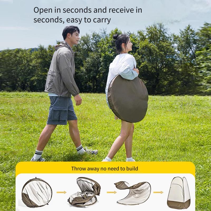 1 шт. 120 см Новая уличная палатка для купания Портативная палатка для переодевания Полевой душ Переодевание Мобильный туалет Без установки Быстрый старт