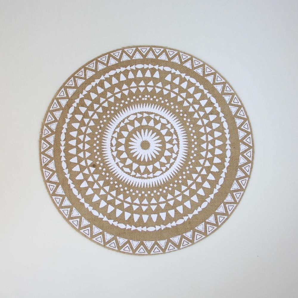 Термостойкие плетеные подставки под тарелки, нескользящие подставки под чашки, винтажные круглые подставки для обеденного стола