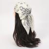 Head Scarf Women Luxury Brand Square Silk Foulard Satin Bandana Summer Soft Neckerchief Hijab Hair Scarves For Ladies