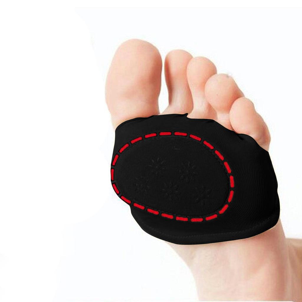 Носки на высоком каблуке в передней части стопы, носки с пятью пальцами, женские тонкие дышащие впитывающие пот носки, подушечки для передней части стопы