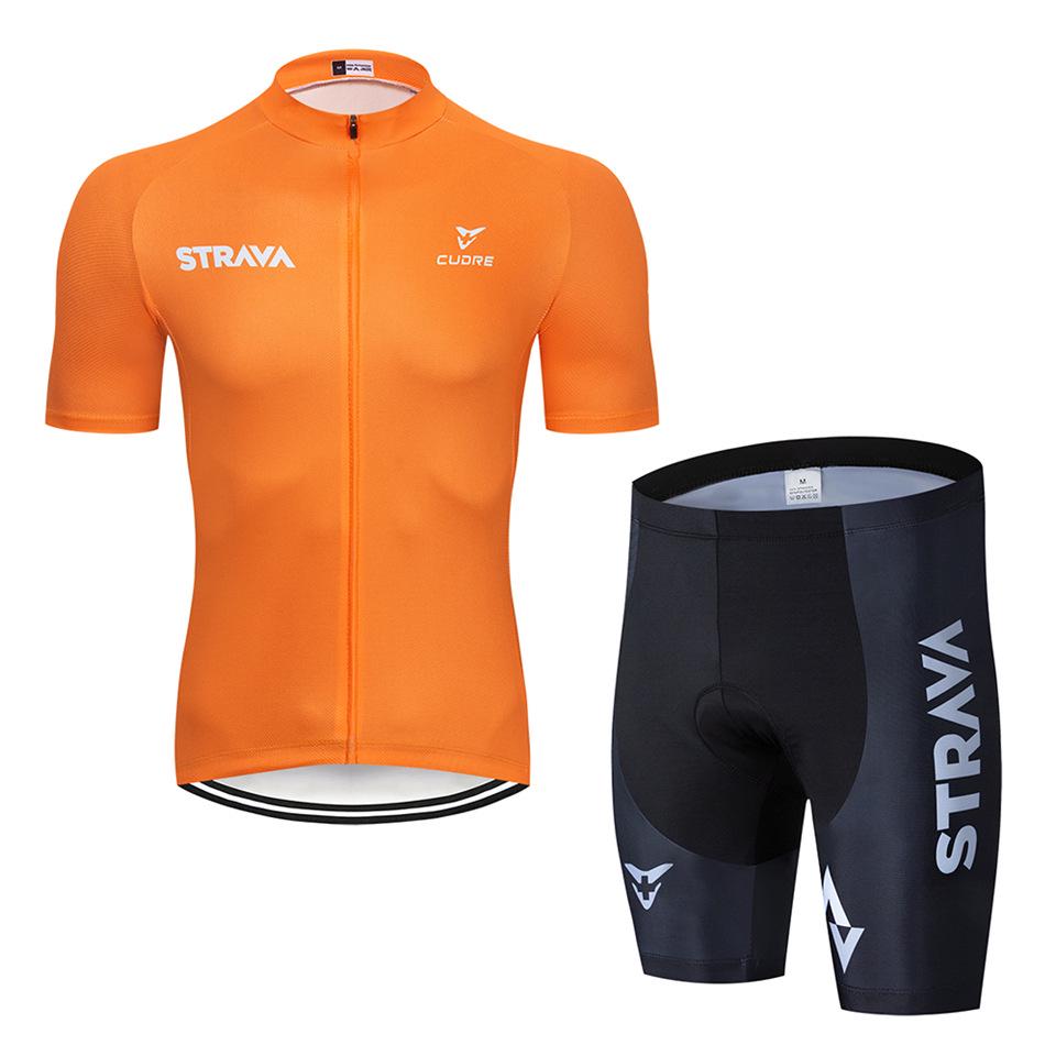 2026 Модный Летний Дышащий Велосипедный Костюм STRAVA С Короткой Рукавой Внедорожный Мотоциклетный Костюм Скорость