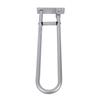 Flip Up Toilet Grab Bar Sturdy Aluminium Alloy Adjustable Anti Slip Fold Down Grab Bar for Bathroom
