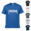 Классическая мужская футболка с коротким рукавом с надписью Yeezus из премиальной смесовой ткани