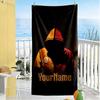 Galatasaray Customize Your Name Beach Towel Super Soft Microfiber Quickdry Fabric