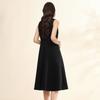 Velwin Spring New Versatile Elegant Fashion Style Sleeveless Long Dress for Women