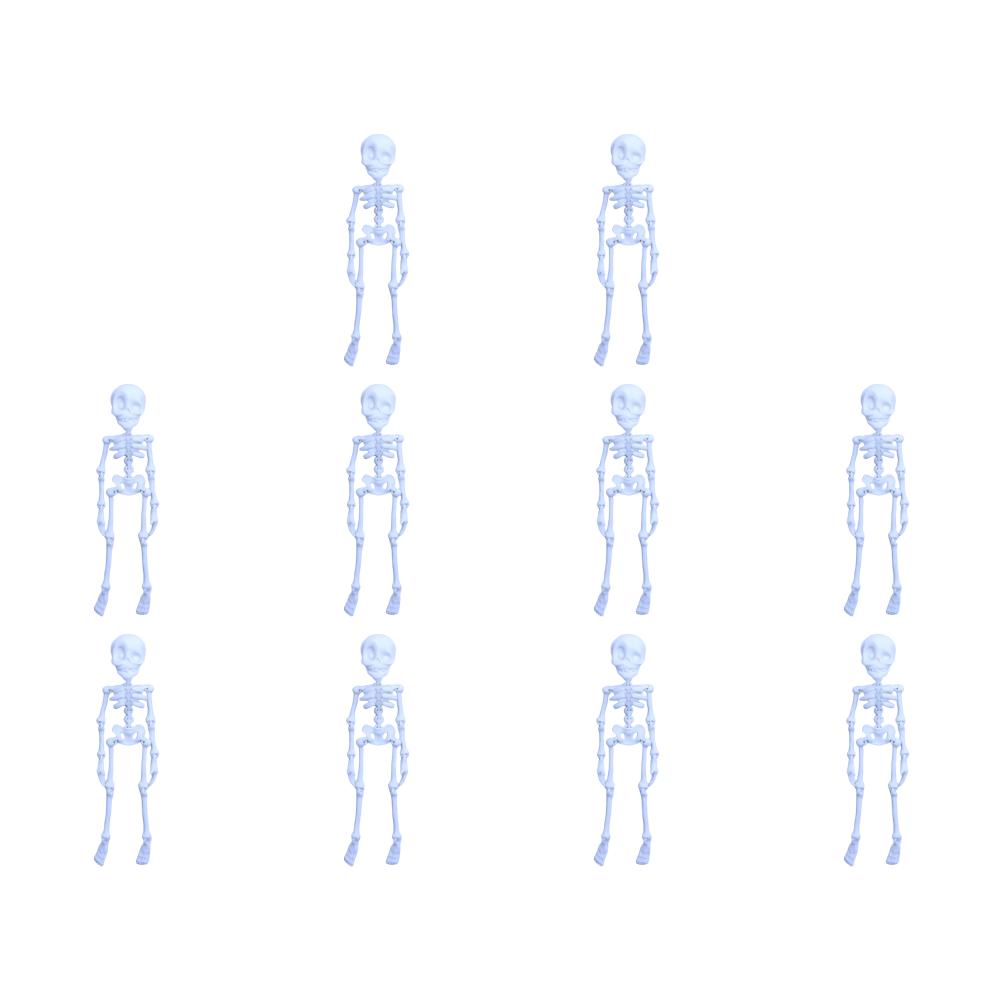 5/10PCS Mini Magnetic Skeleton Fridge Magnets with Movable Joints Skull Fridge Magnets for Refrigerator Locker Whiteboard Office