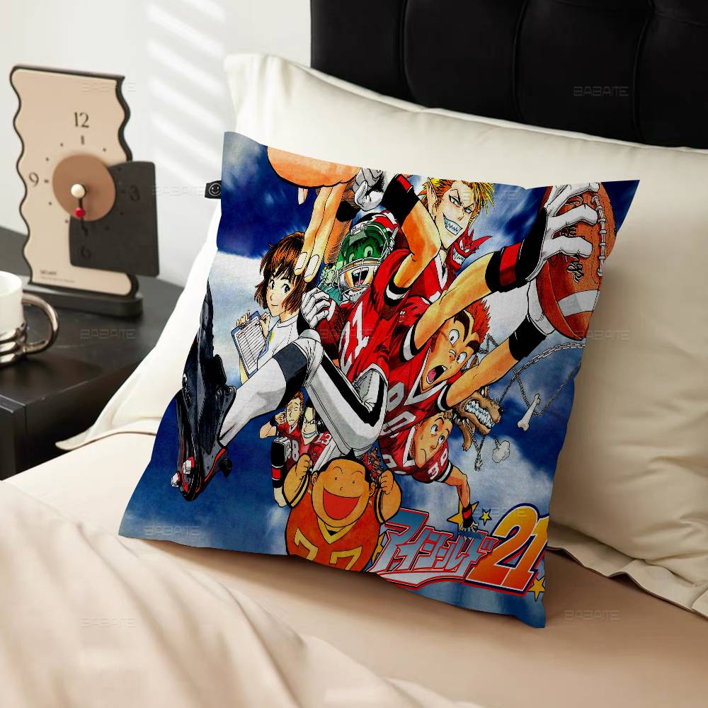 Подушка Eyeshield 21 Подарки Мебель для домашнего офиса Диван для спальни Чехол для подушки в машину 45x45 см