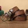 Belt Men'S Trendy Retro Pure Cowhide Jeans Belt Male Student Trendy Leather Pin Buckle For Women