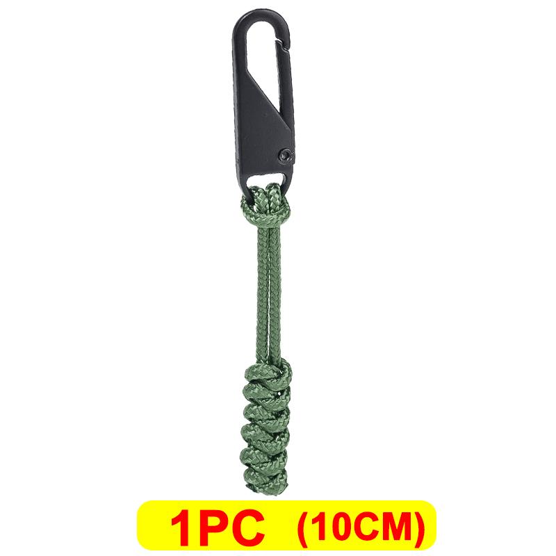 Универсальная металлическая застежка-молния для уличной сумки, застежка-молния для зонтика, плетеная веревка, сменная застежка-молния для самостоятельного шитья, набор для ремонта