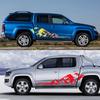 Автомобильная графика горная наклейка для Volkswagen Amarok Toyota Hilux Dodge RAM Isuzu Dmax GWM Poer Nissan Navara Pickup Декор Наклейка