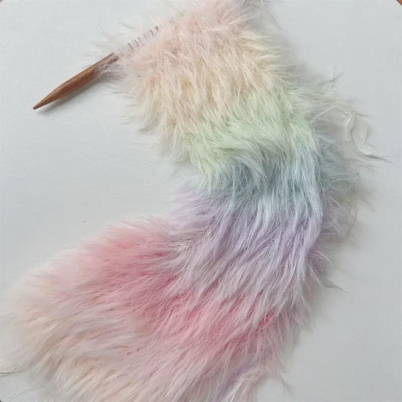 Набор для вязания крючком из смеси норковой шерсти: Материалы для шарфов и сумок